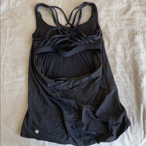 Lulu Lemon tank size 6 with attached sports bra